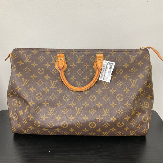 1982  Speedy 40 By Louis Vuitton In Brown Monogram, Size: 40