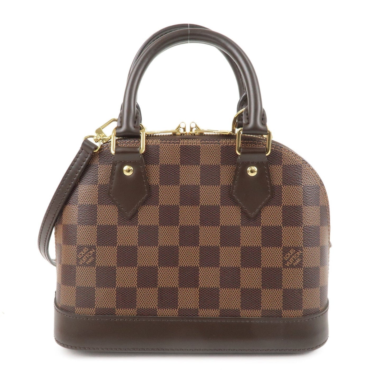 Louis Vuitton Damier Alma BB 2Way Hand Bag Brown N41221