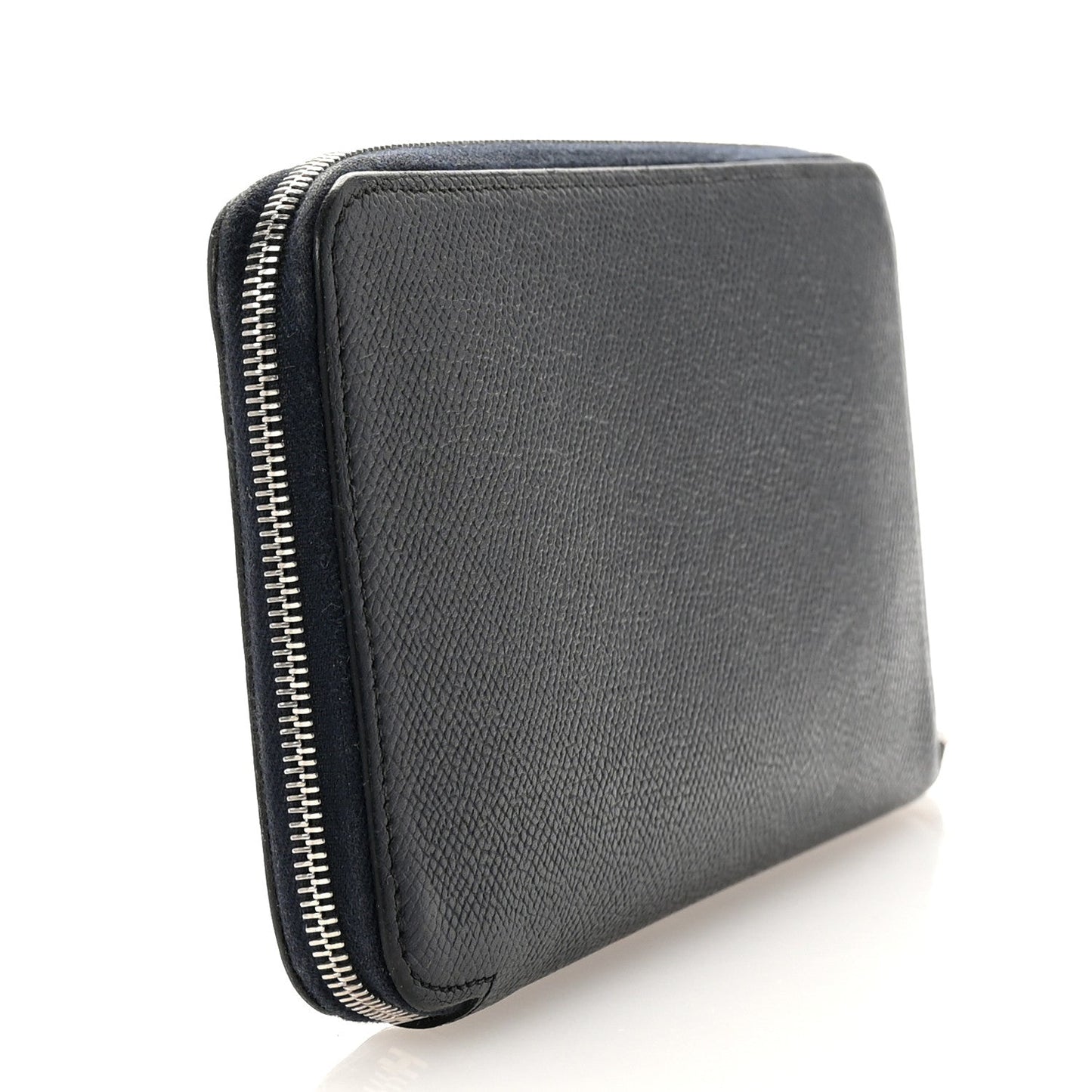Hermes Epsom Silk'In Wallet Bleu Indigo Rouge De Coeur