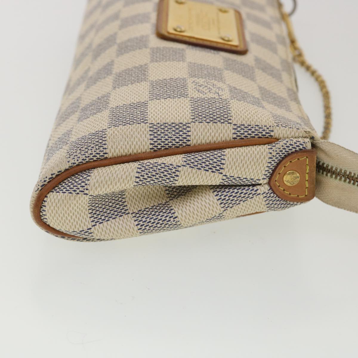 LOUIS VUITTON Damier Azur Eva Shoulder Bag 2way N55214 LV Auth 37757
