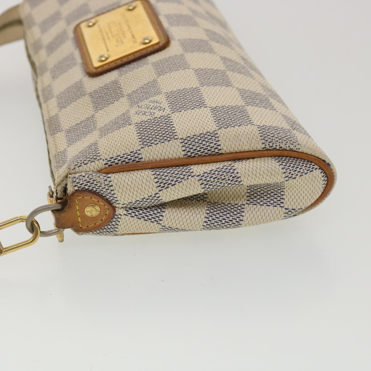 LOUIS VUITTON Damier Azur Eva Shoulder Bag 2way N55214 LV Auth 37757