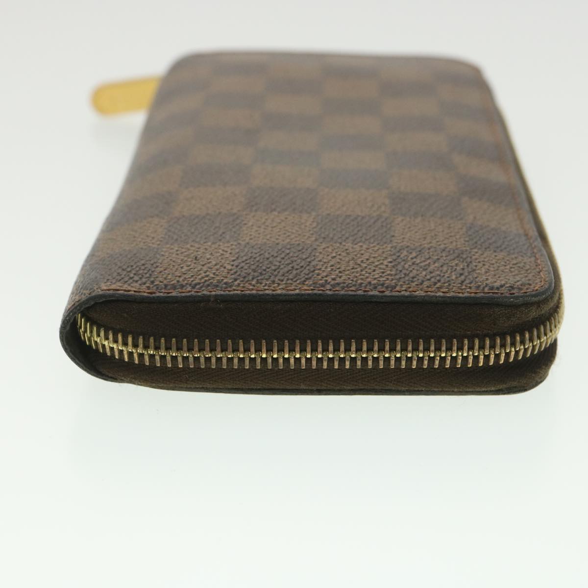 LOUIS VUITTON Damier Ebene Zippy Wallet Long Wallet N41661 LV Auth 37760