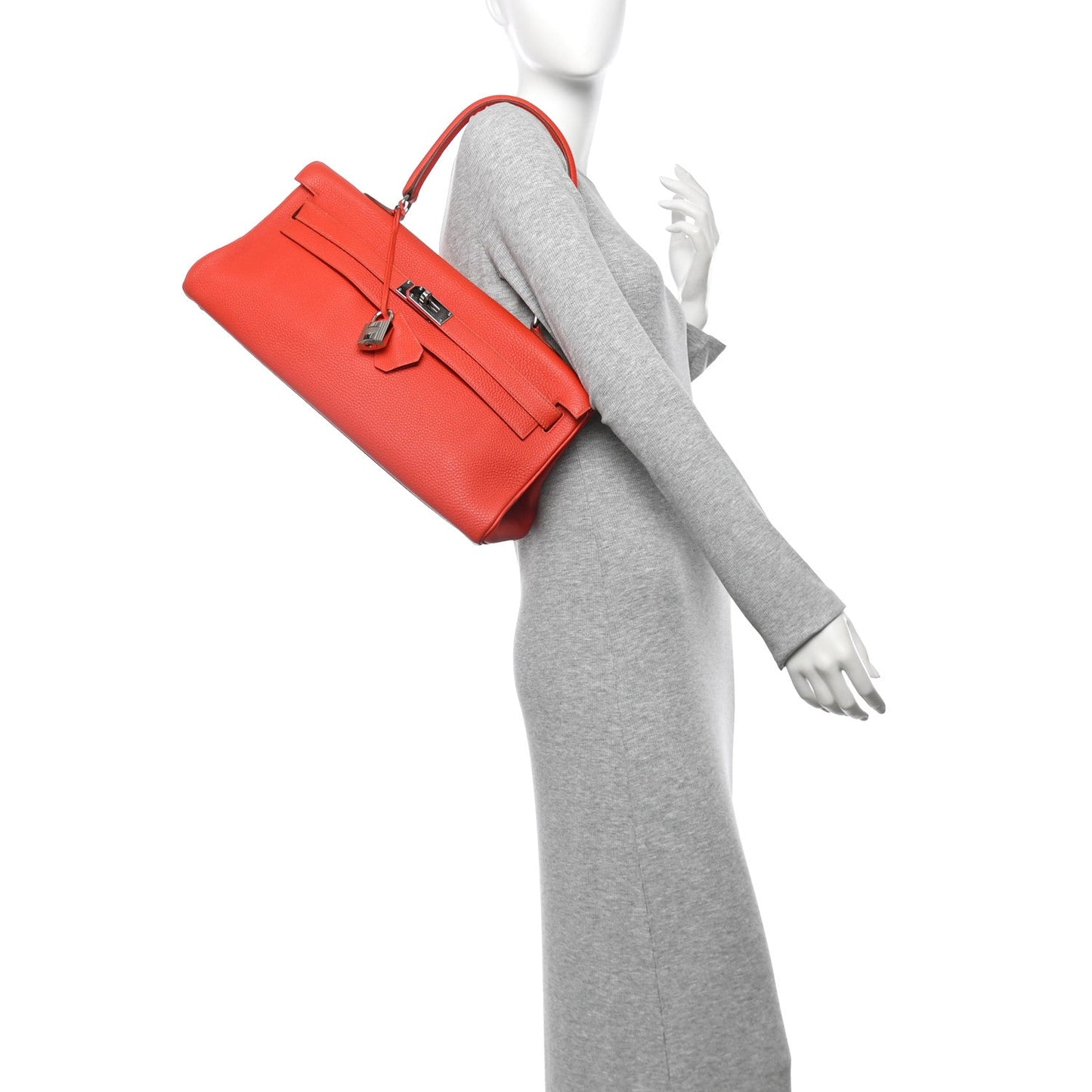 Hermes Togo Shoulder Kelly 40 Capucine
