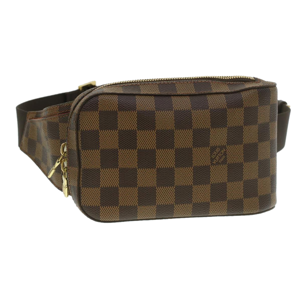 LOUIS VUITTON Damier Ebene Geronimos Shoulder Bag N51994 LV Auth 38071