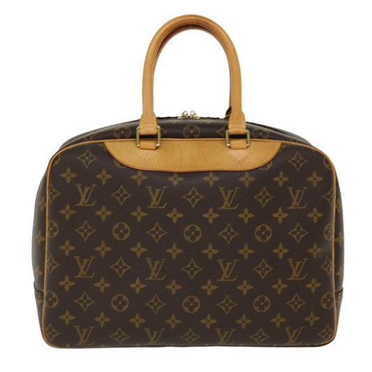 LOUIS VUITTON Monogram Deauville Hand Bag M47270 LV Auth 38072