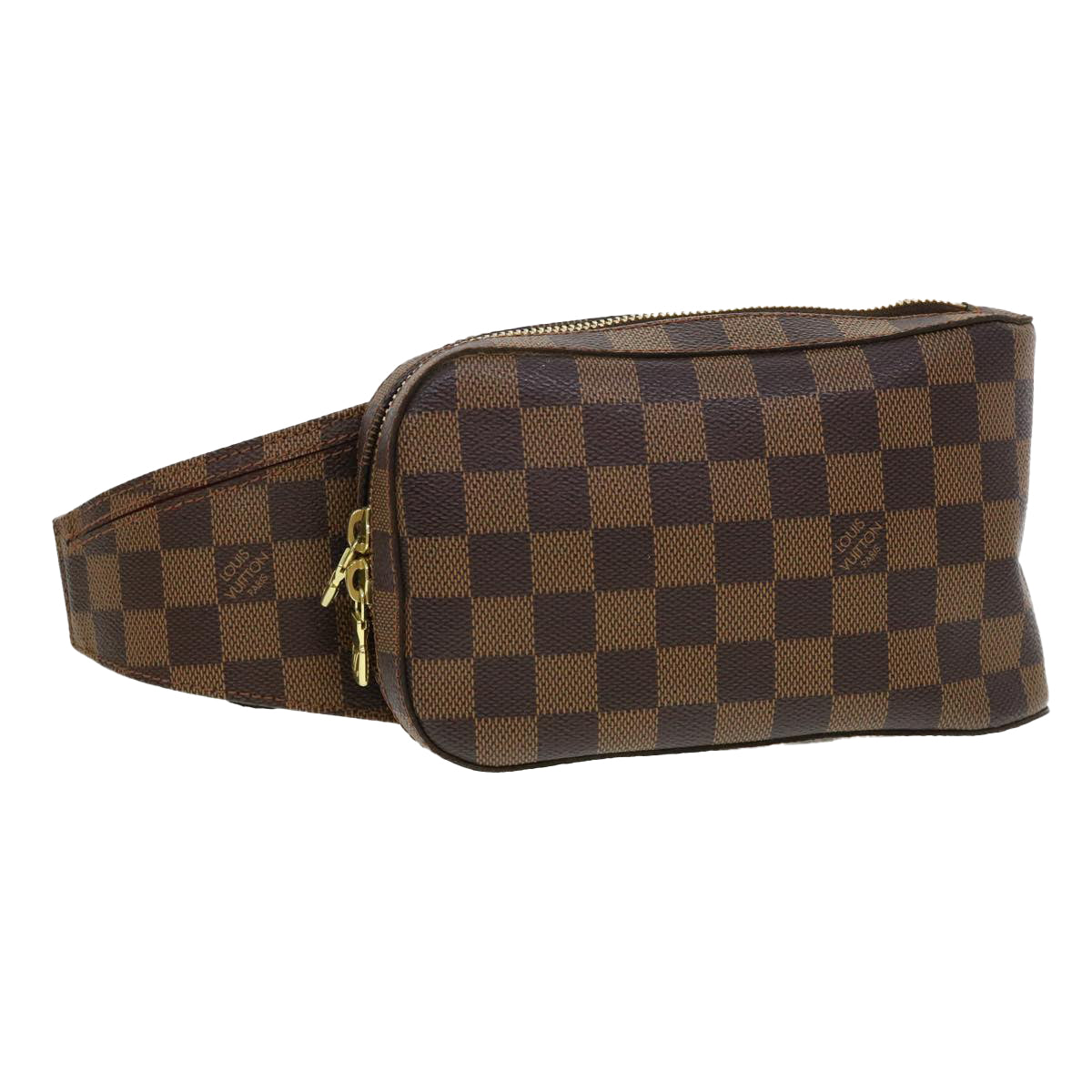 LOUIS VUITTON Damier Ebene Geronimos Shoulder Bag N51994 LV Auth 38150