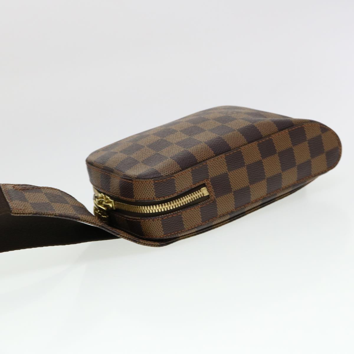 LOUIS VUITTON Damier Ebene Geronimos Shoulder Bag N51994 LV Auth 38150