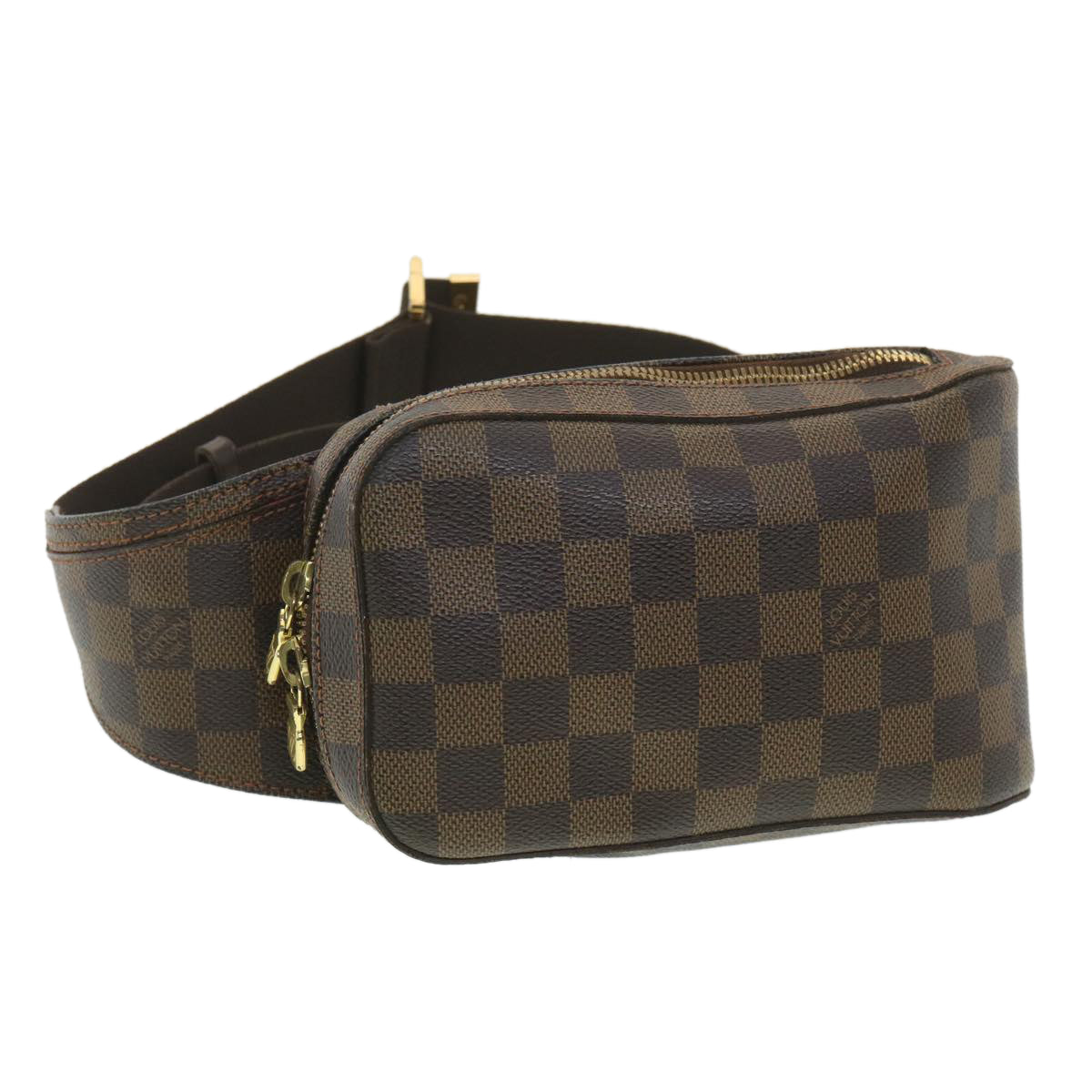 LOUIS VUITTON Damier Ebene Geronimos Shoulder Bag N51994 LV Auth 38162