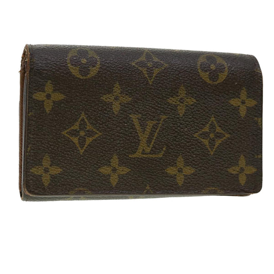 LOUIS VUITTON Monogram Portefeuille International Long Wallet M61217 Auth 38170
