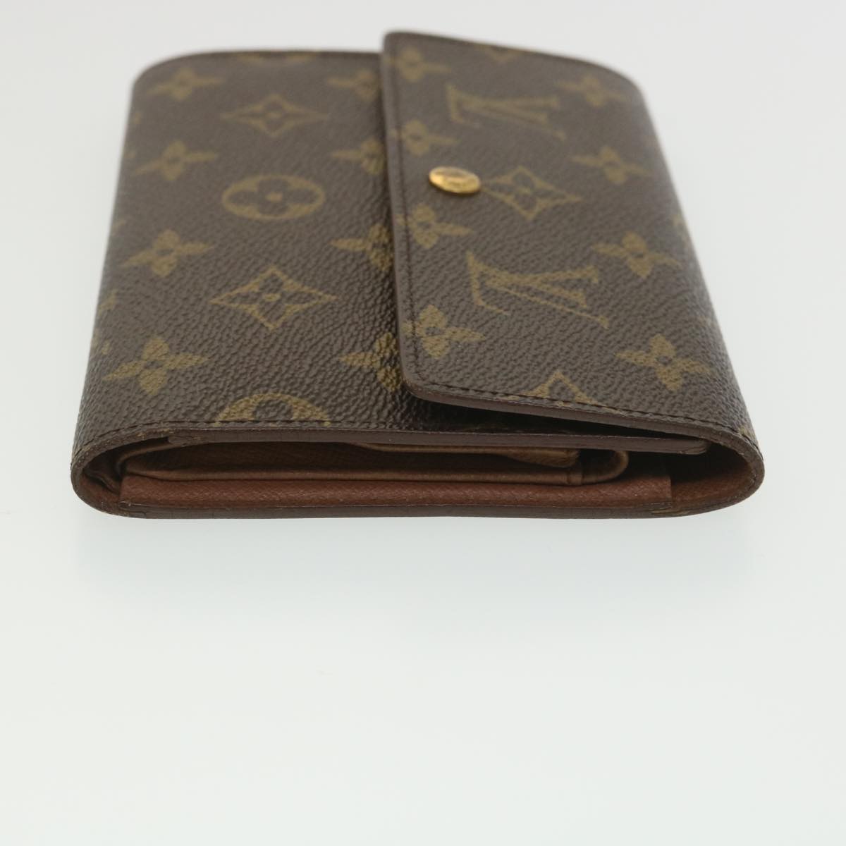 LOUIS VUITTON Monogram Porte TresorEtui Papie Wallet M61202 LV Auth 38257