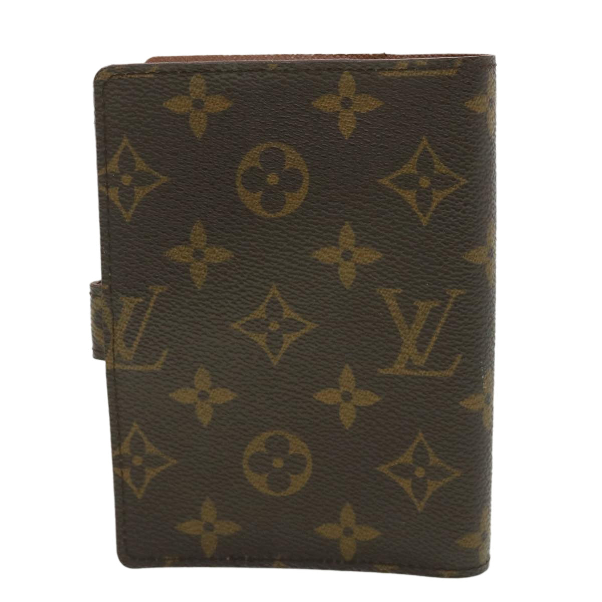 LOUIS VUITTON Monogram Agenda PM Day Planner Cover R20005 LV Auth 38331