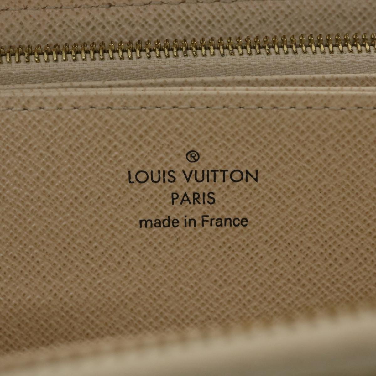 LOUIS VUITTON Damier Azur Zippy Wallet Long Wallet N60019 LV Auth 38554