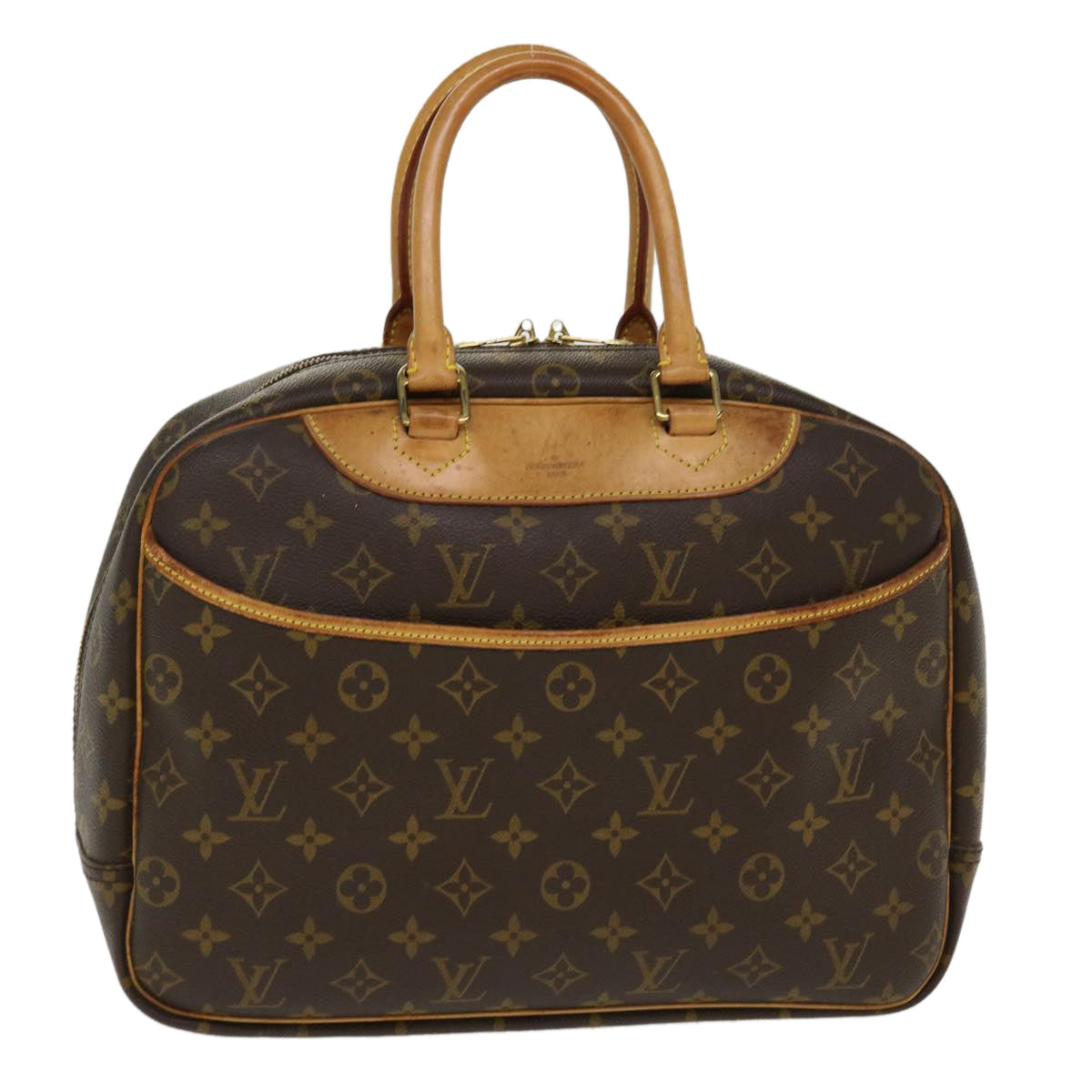 LOUIS VUITTON Monogram Deauville Hand Bag M47270 LV 38589