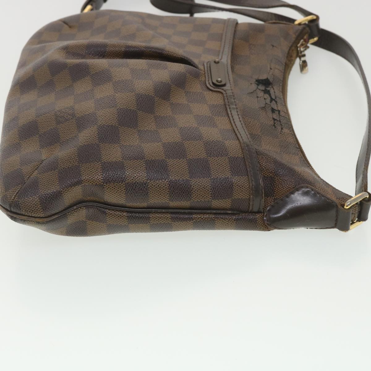LOUIS VUITTON Damier Ebene Bloomsbury PM Shoulder Bag N42251 LV 38590