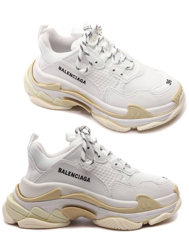 Luxury Balenciaga Trending 2026 Triple S Low-Top Sneakers White