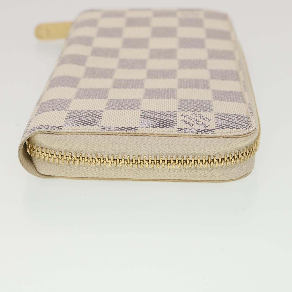 LOUIS VUITTON Damier Azur Zippy Wallet Long Wallet N60019 LV Auth 38683