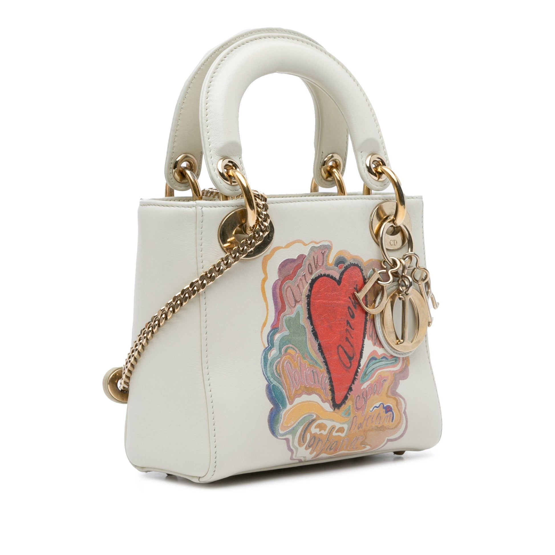 Dior Niki Lady Dior Chain Leather Shoulder Bag