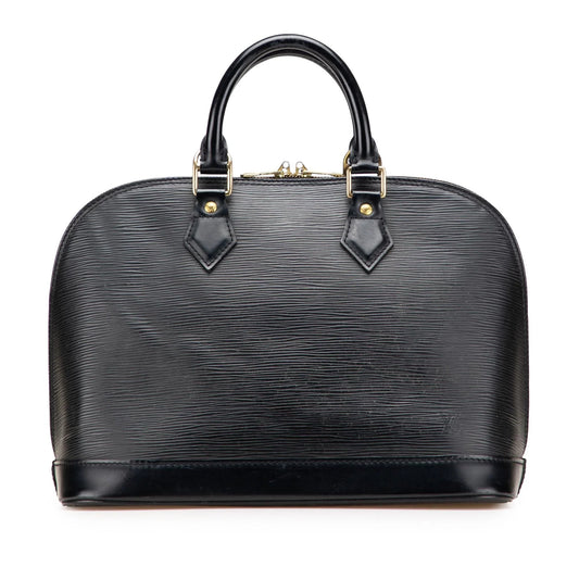 Black Louis Vuitton Epi Alma PM Handbag