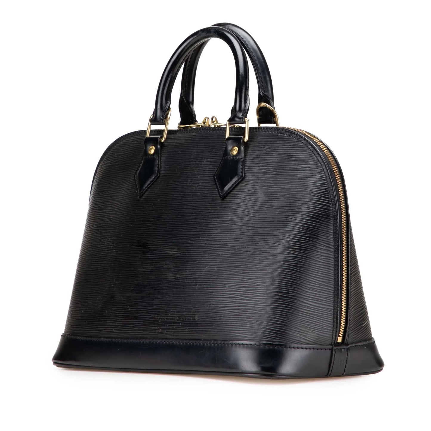 Black Louis Vuitton Epi Alma PM Handbag