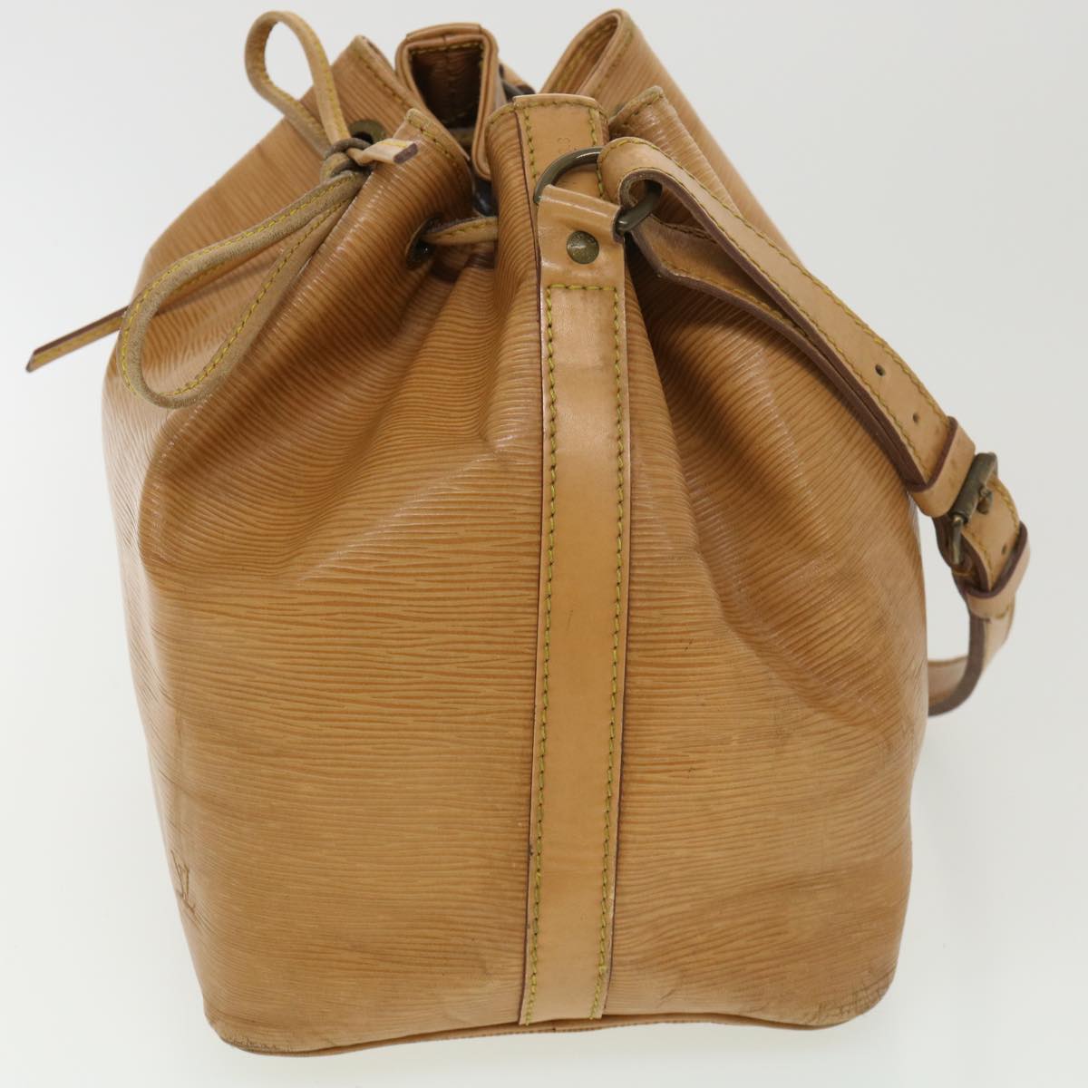 LOUIS VUITTON Epi Petit Noe Shoulder Bag Zipang Gold M44108 LV 39013
