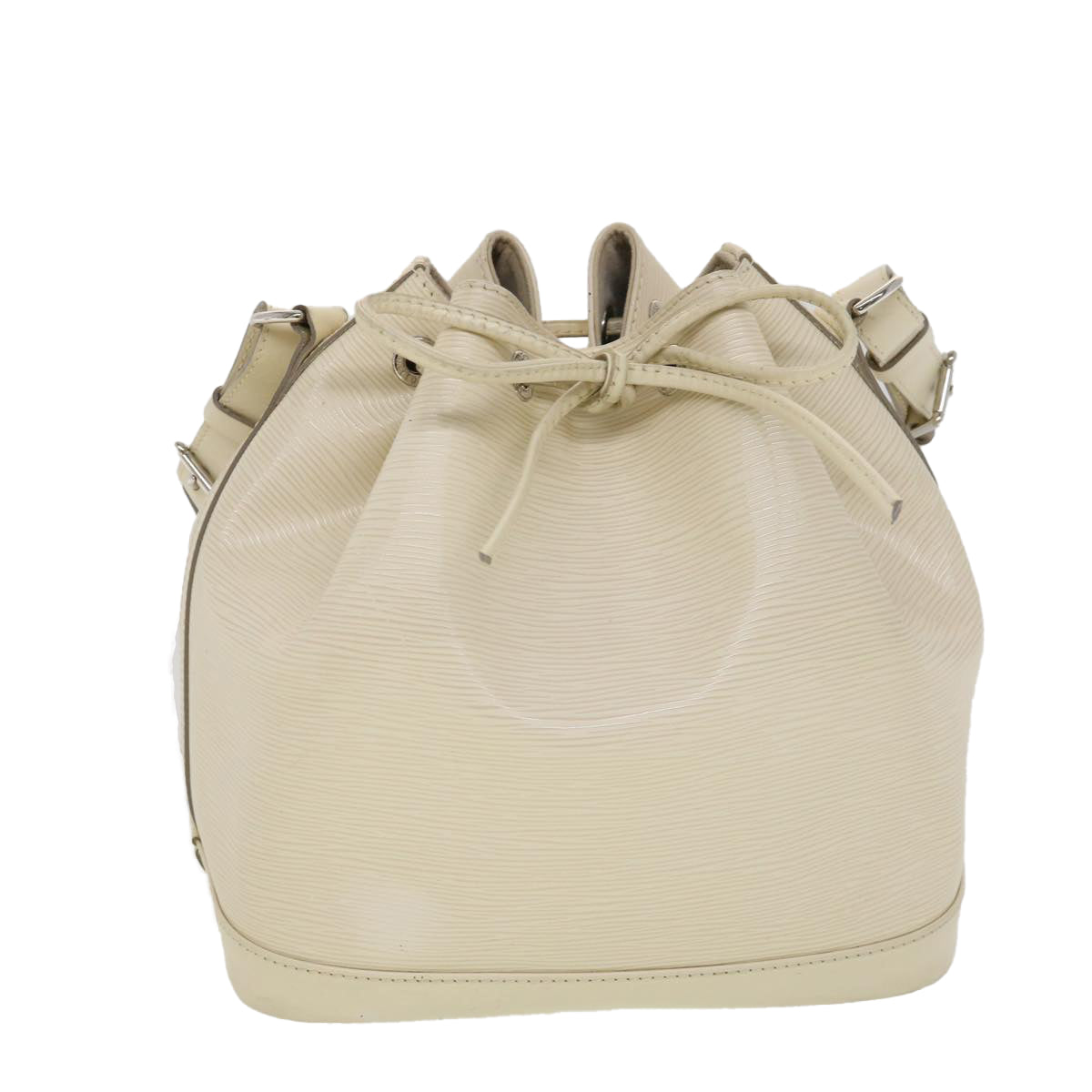 LOUIS VUITTON Epi Petit Noe Shoulder Bag White Yvoire M4084J LV  39066
