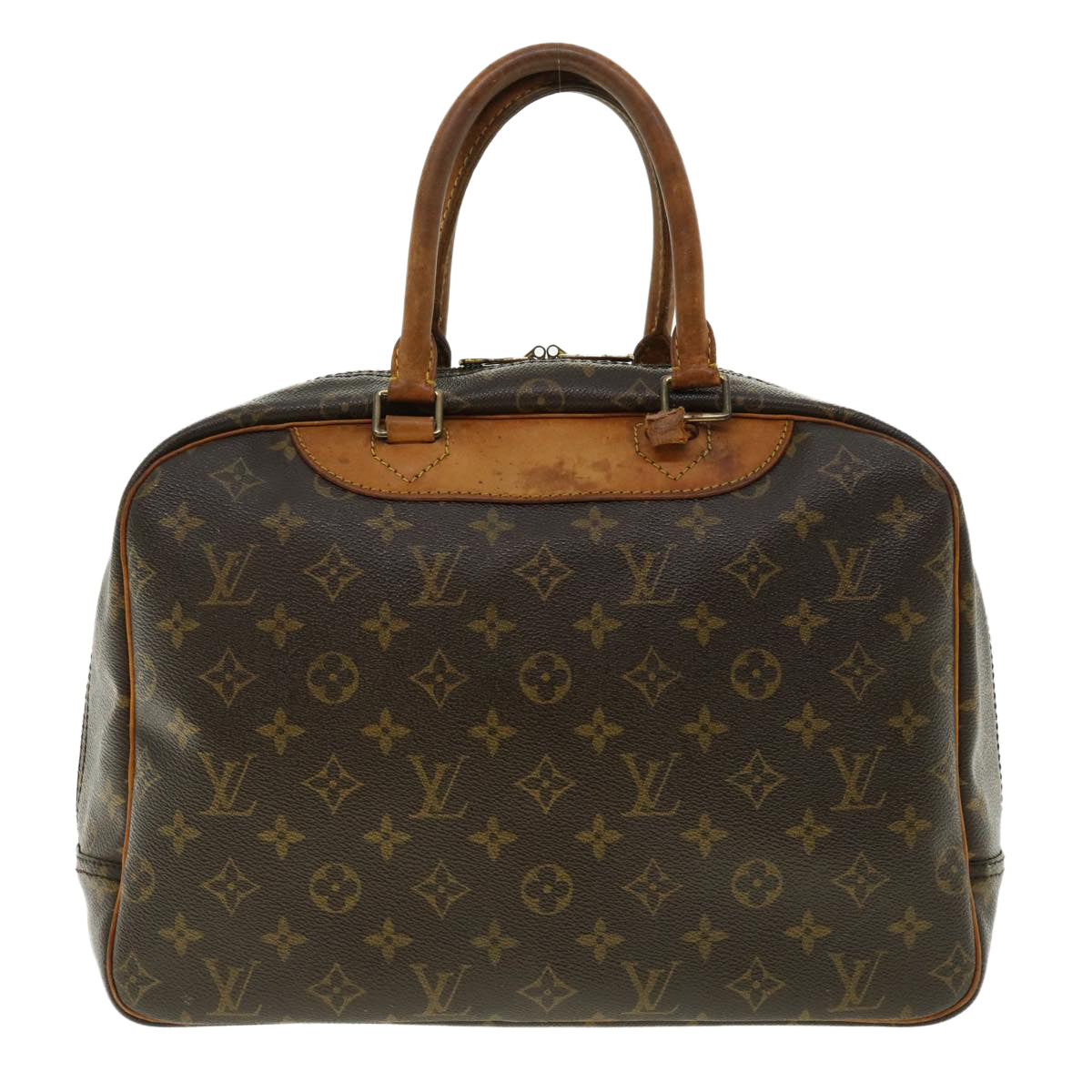 LOUIS VUITTON Monogram Deauville Hand Bag M47270 LV 39265