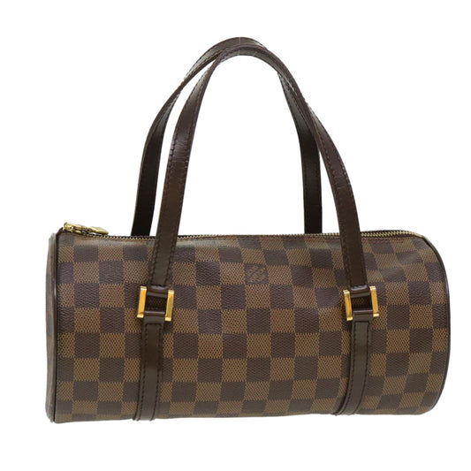 LOUIS VUITTON Damier Ebene Papillon 26 Hand Bag N51304 LV 39317
