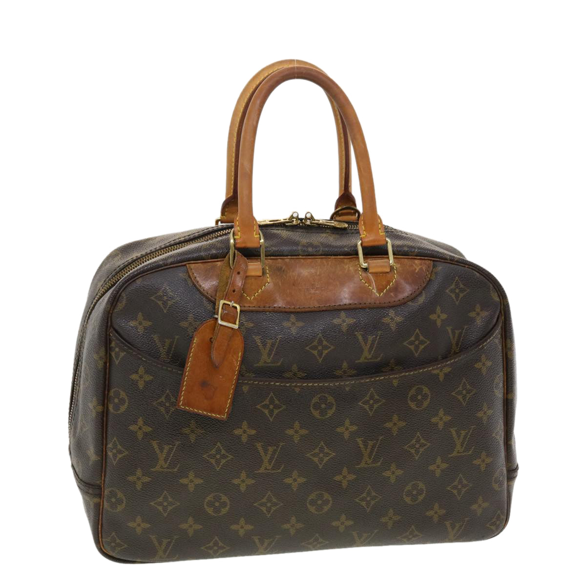 LOUIS VUITTON Monogram Deauville Hand Bag M47270 LV 39462