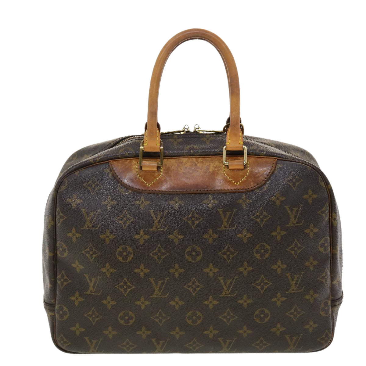 LOUIS VUITTON Monogram Deauville Hand Bag M47270 LV 39462
