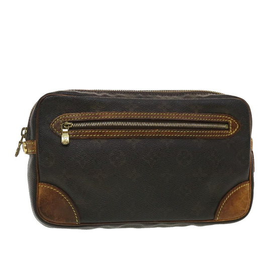 LOUIS VUITTON Monogram Marly Dragonne GM Clutch Bag M51825 LV 39466