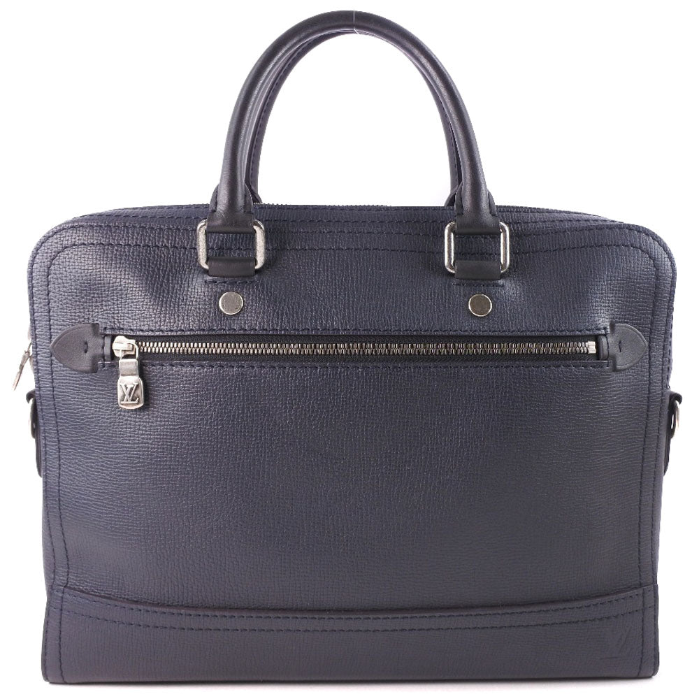 Louis Vuitton Brown Leather Porte Document Business briefcase bag