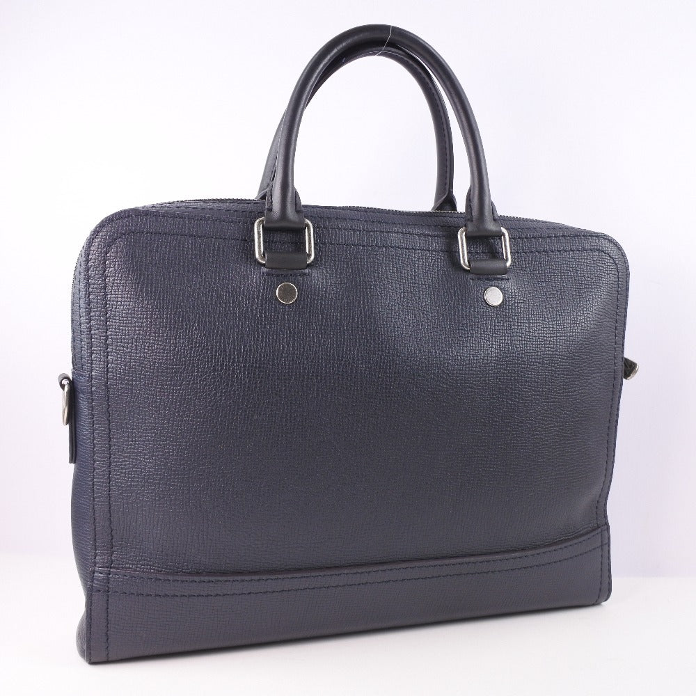 Louis Vuitton Brown Leather Porte Document Business briefcase bag