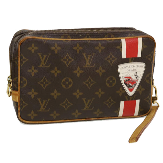 LOUIS VUITTON Monogram China Run Pavel Clutch Bag M41432 LV 39532