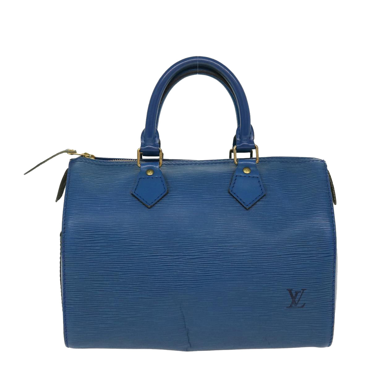 LOUIS VUITTON Epi 25 Hand Bag Toledo Blue M43015 LV 39534