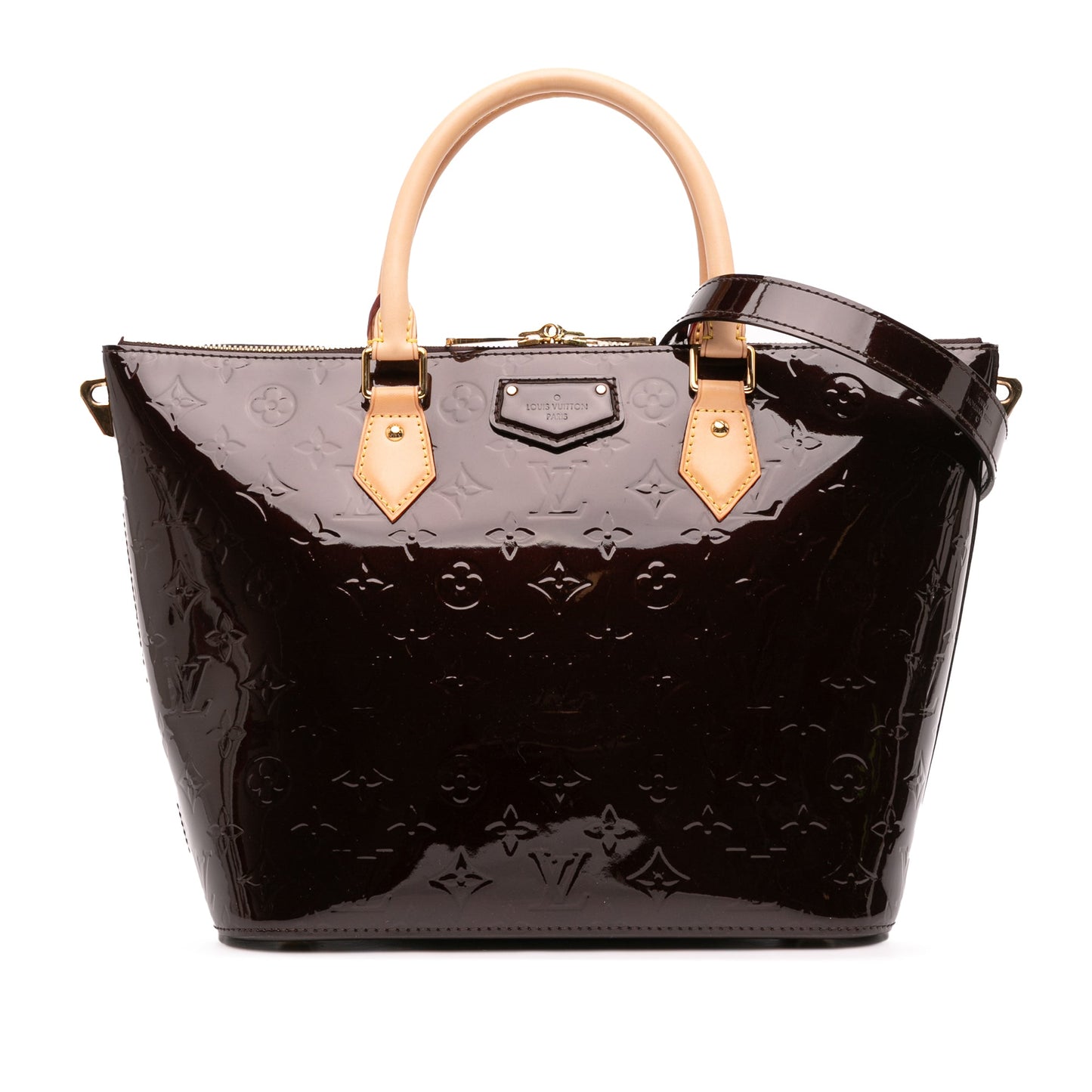 Purple Louis Vuitton Monogram Vernis Montebello MM Satchel