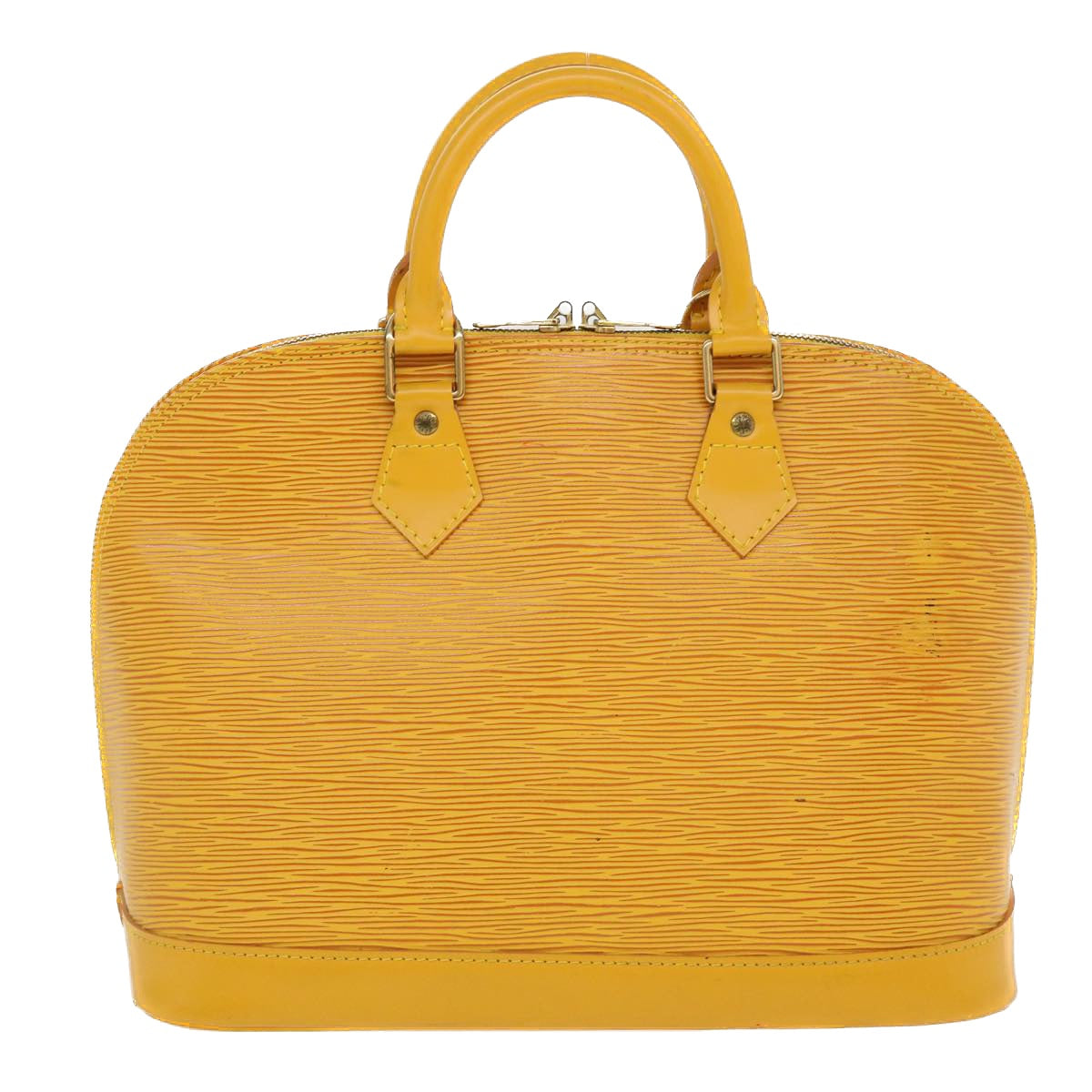 LOUIS VUITTON Epi Alma Hand Bag Tassili Yellow M52149 LV 39561