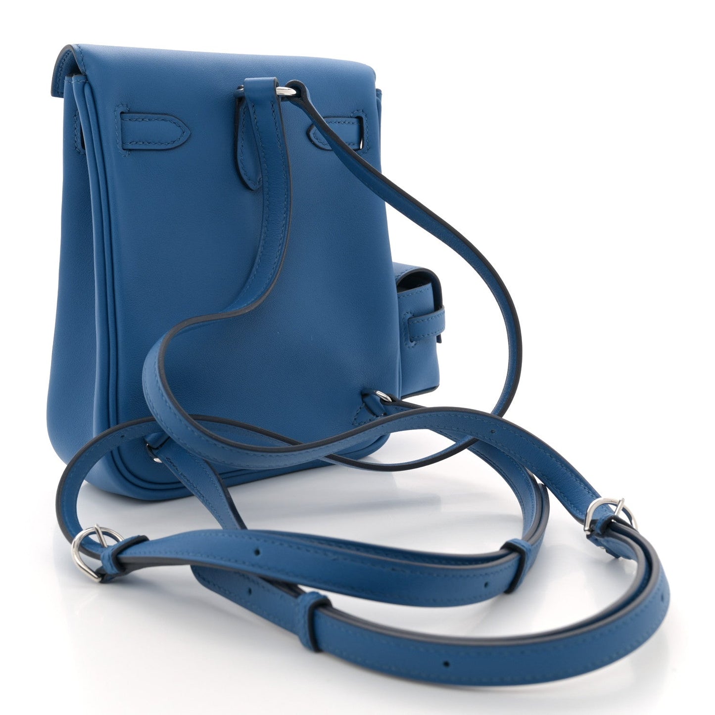 Hermes Swift Kelly Jump Backpack Bleu France