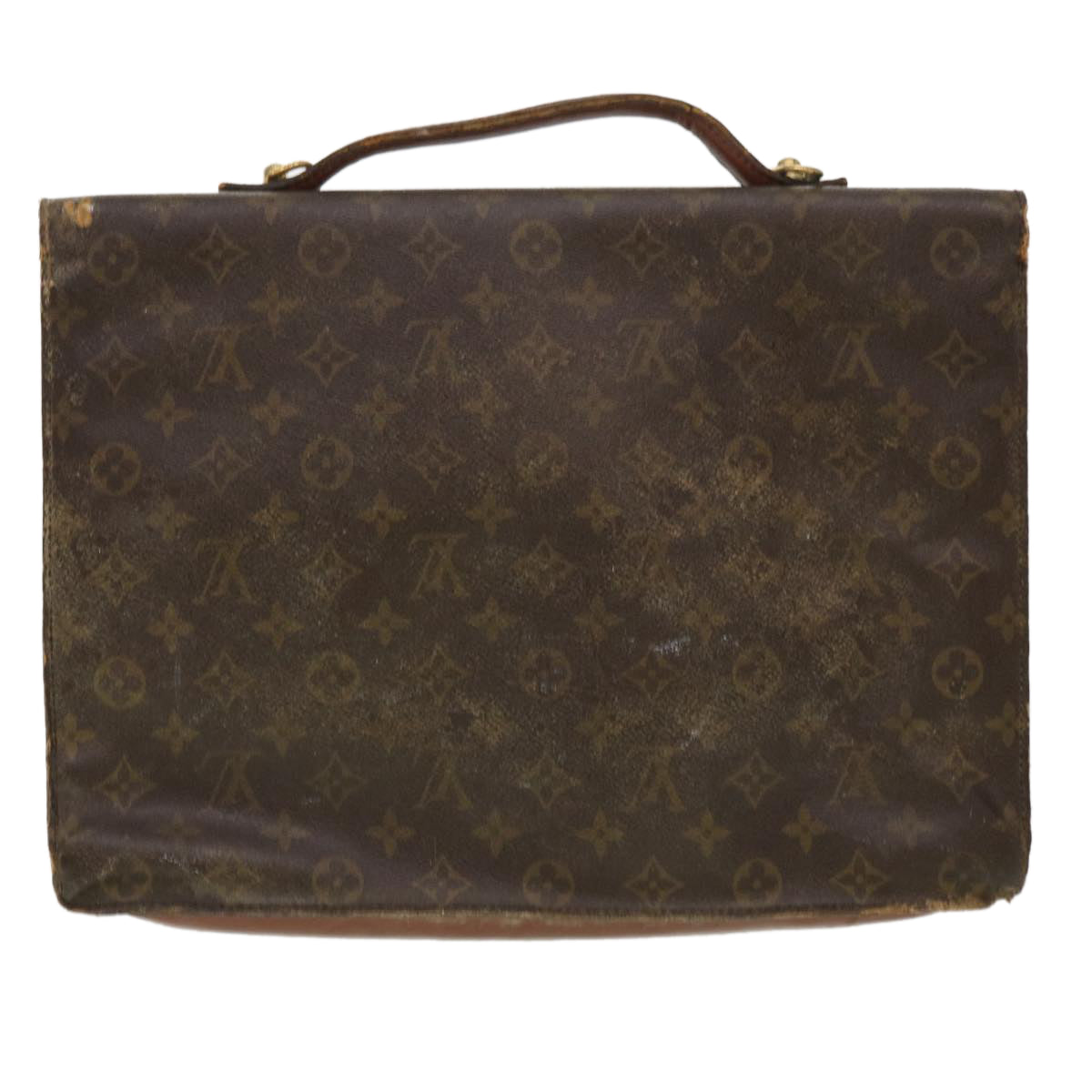 LOUIS VUITTON Monogram Porte Documents Bandouliere Hand Bag M53338 39673