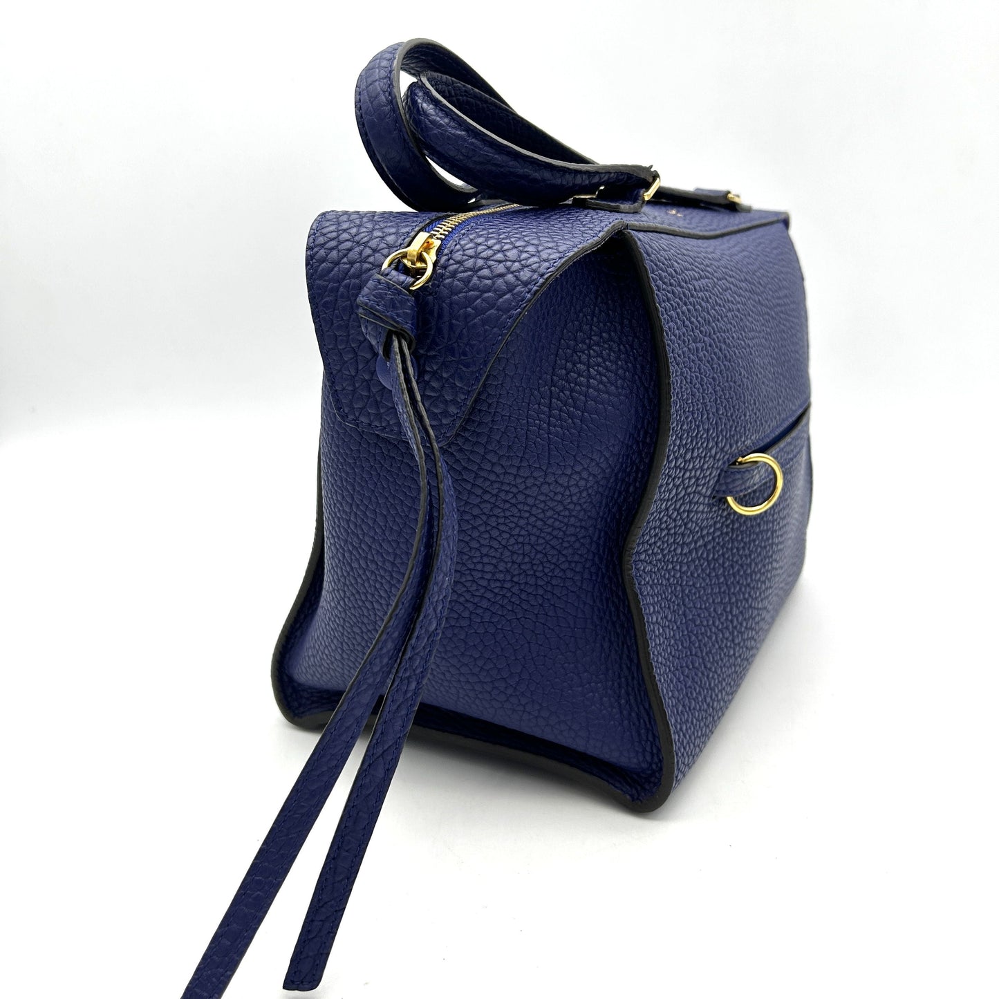 Céline Borsa a mano in pelle con anello piccolo Luxury CELINE blu LA31565