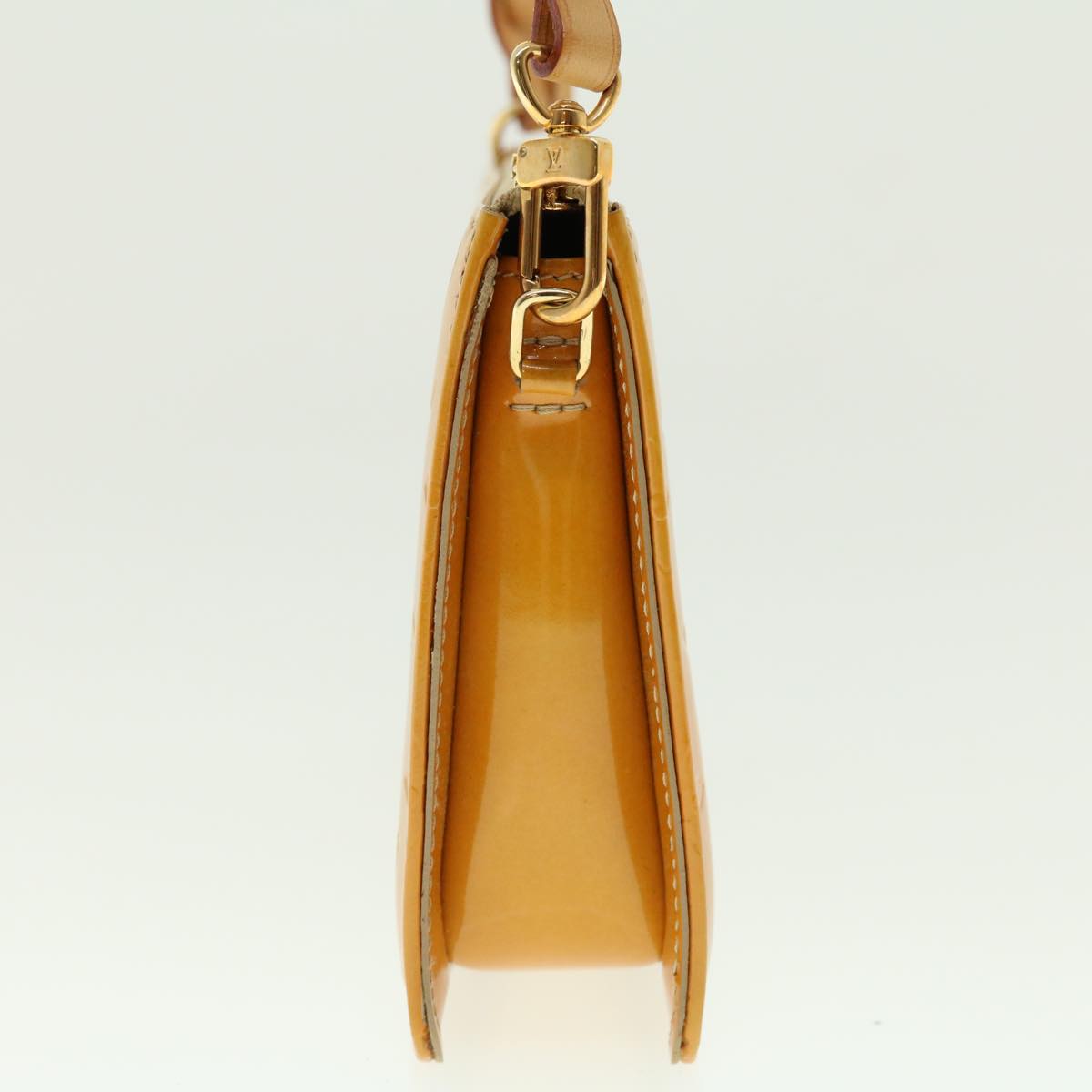 LOUIS VUITTON Vernis Lexington Accessory Pouch Lime Yellow M91058 LV 39814