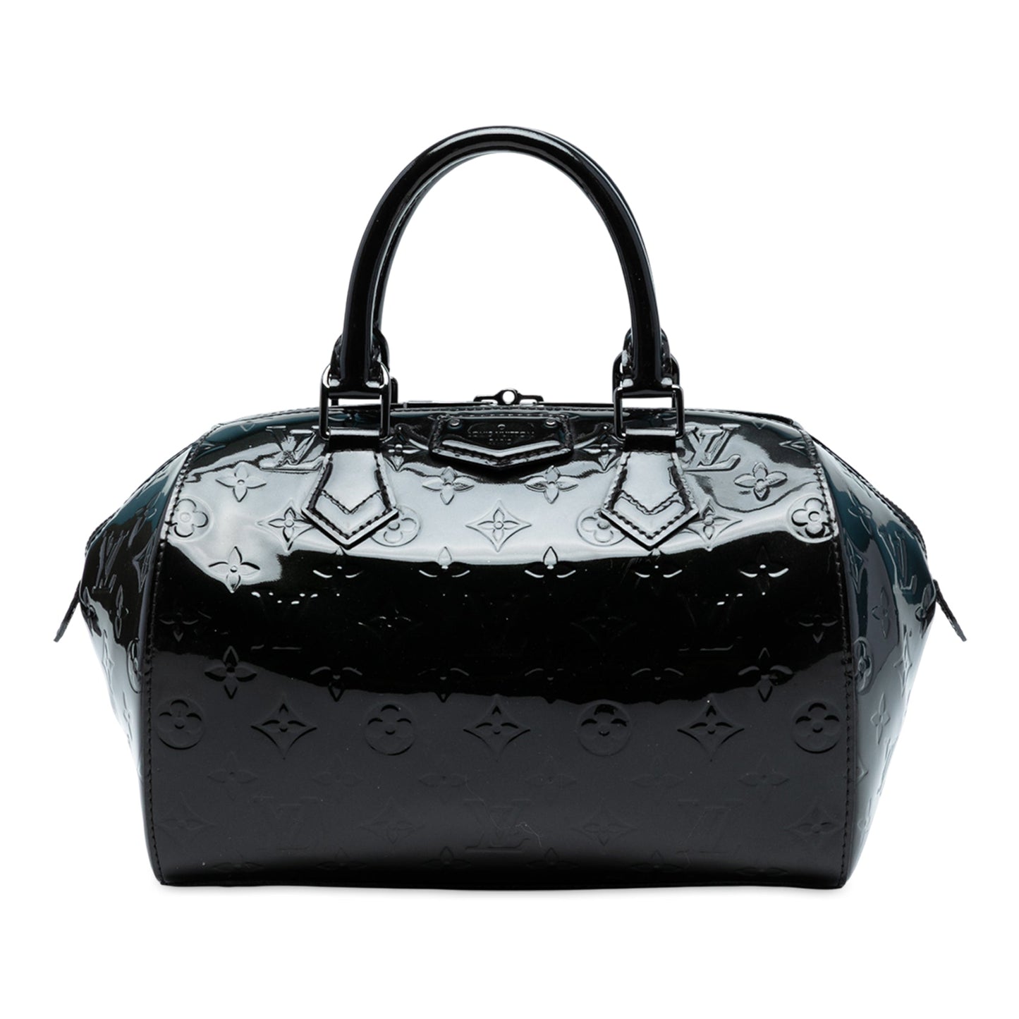 Black Louis Vuitton Monogram Vernis Montana Satchel