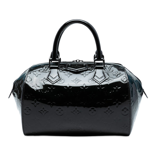 Black Louis Vuitton Monogram Vernis Montana Satchel