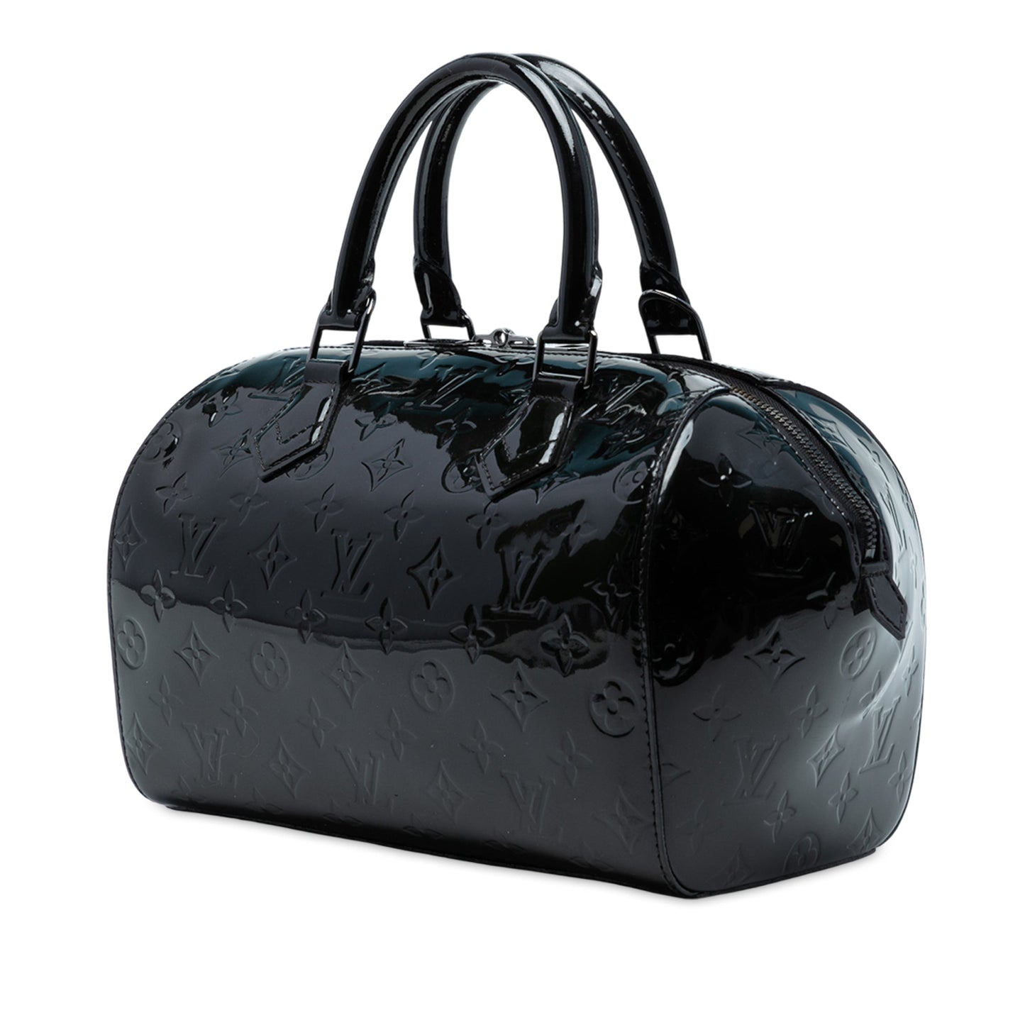 Black Louis Vuitton Monogram Vernis Montana Satchel