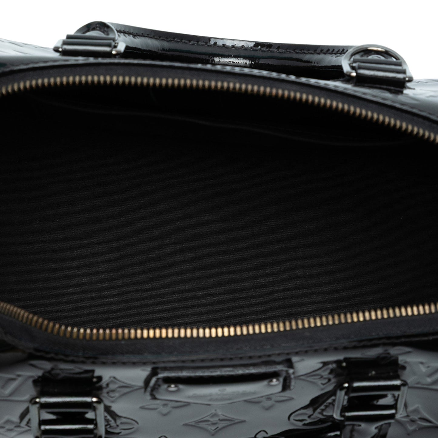 Black Louis Vuitton Monogram Vernis Montana Satchel