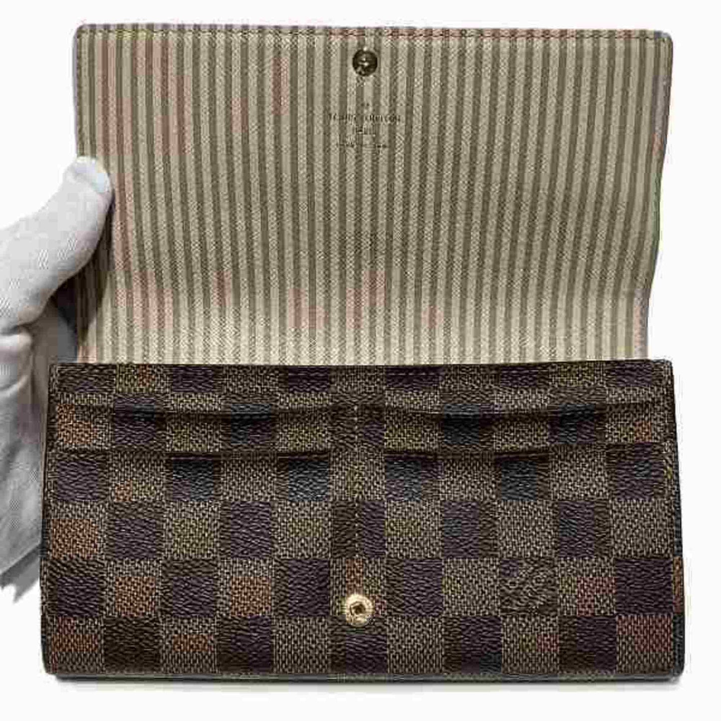 Louis Vuitton Damier Damier Canvas Ebene Galle Wallet (Bi-Fold)