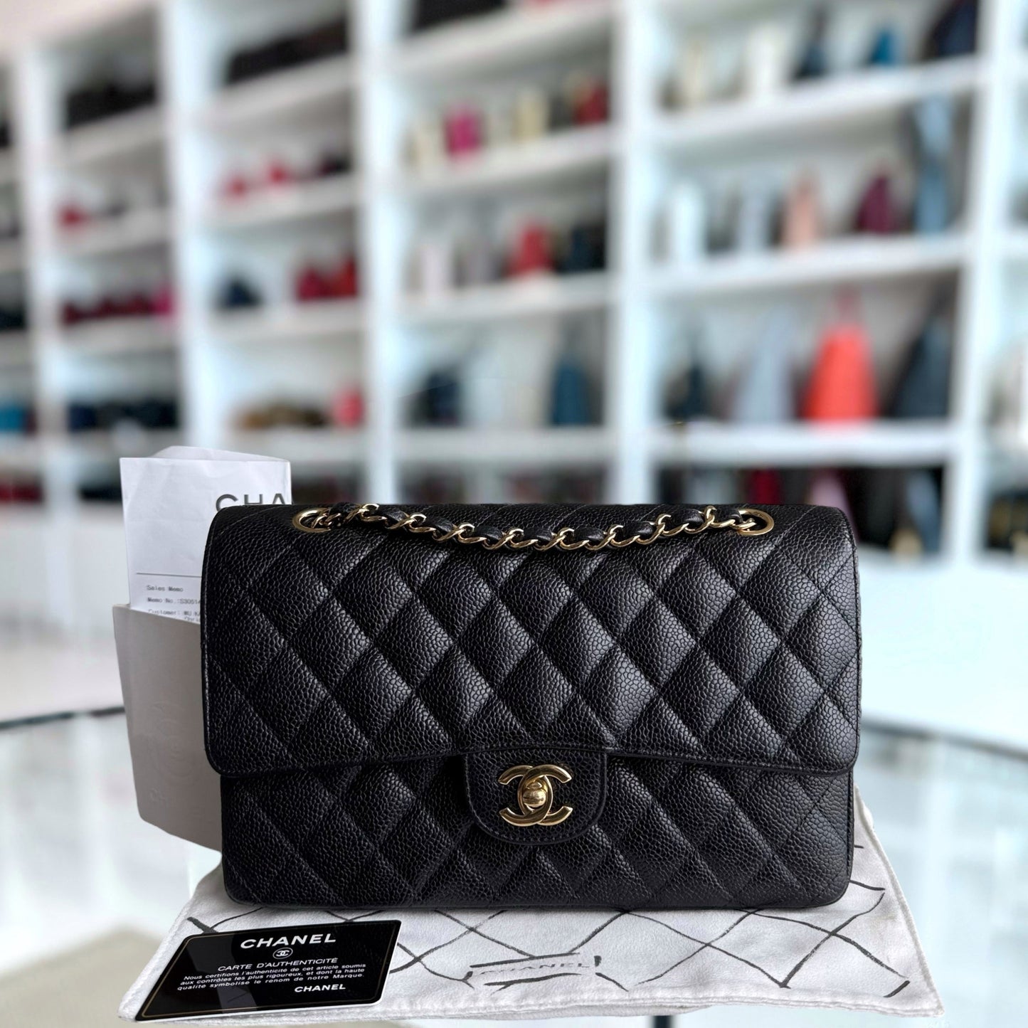 Chanel Classic Flap Medium Shoulder Bag - EworeBags