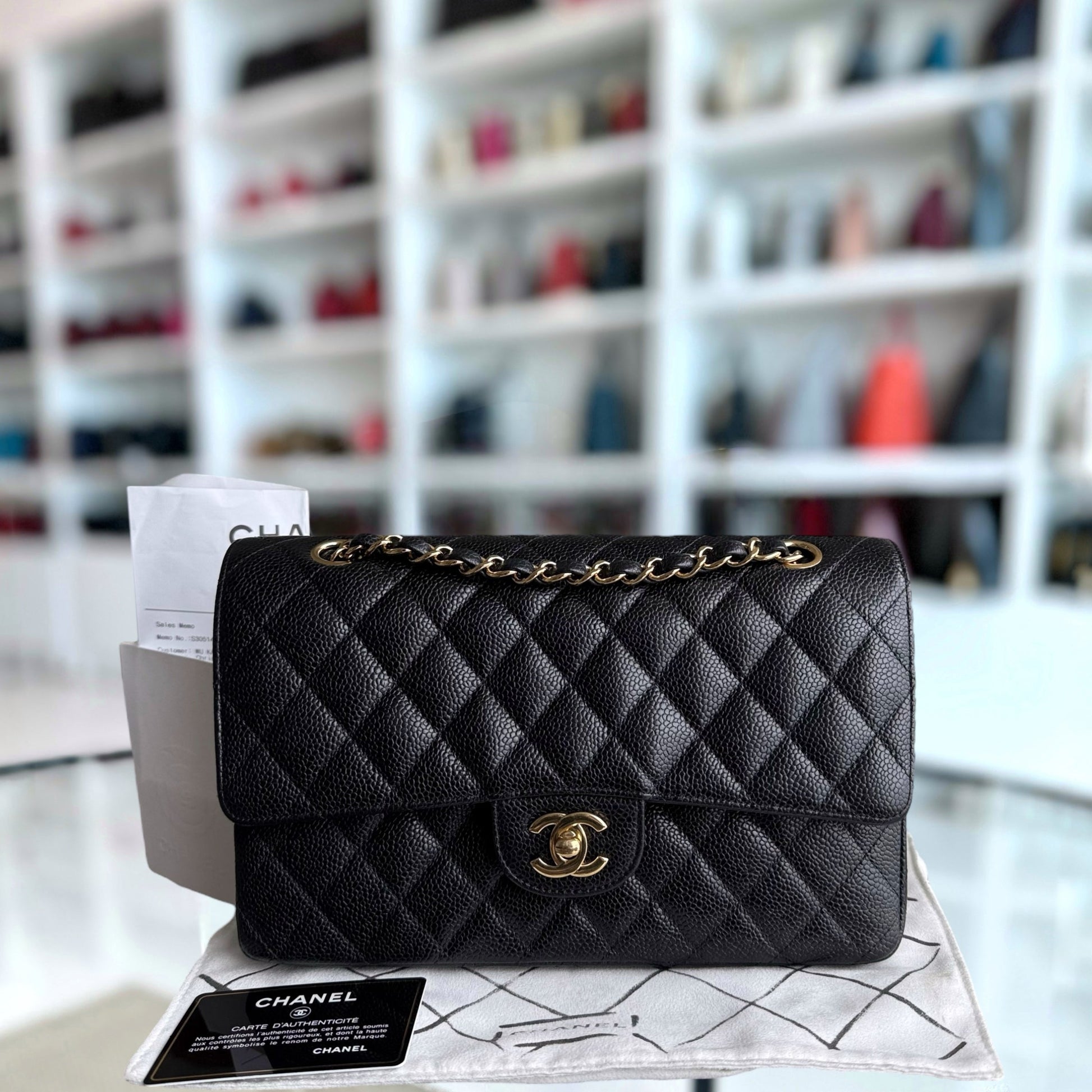 Chanel Classic Flap Medium Shoulder Bag - EworeBags