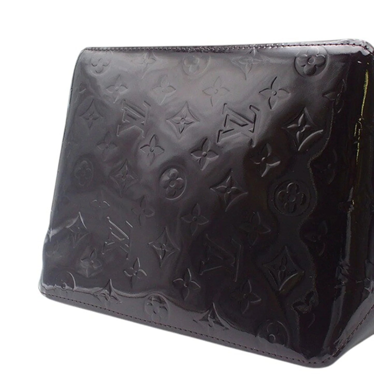 Purple Louis Vuitton Monogram Vernis Bellevue PM Handbag