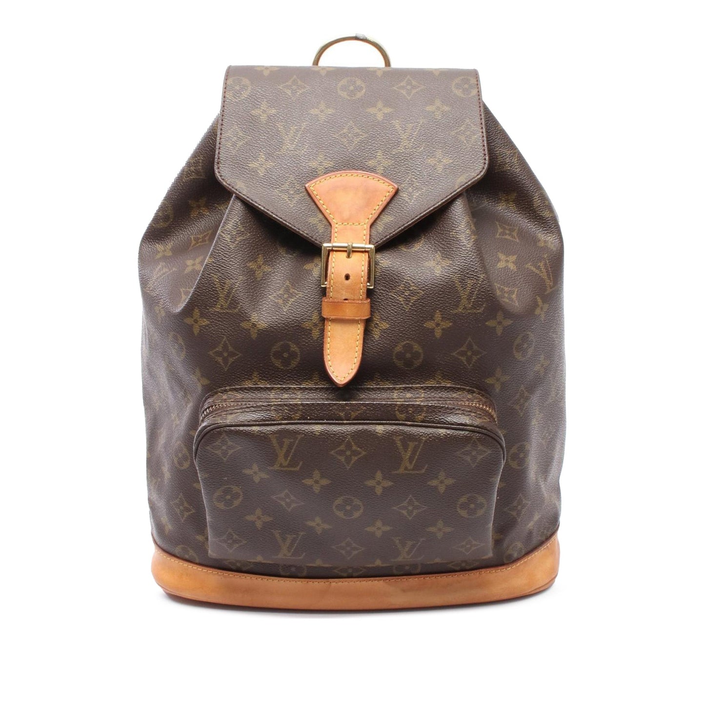 Brown Louis Vuitton Monogram Montsouris GM Backpack