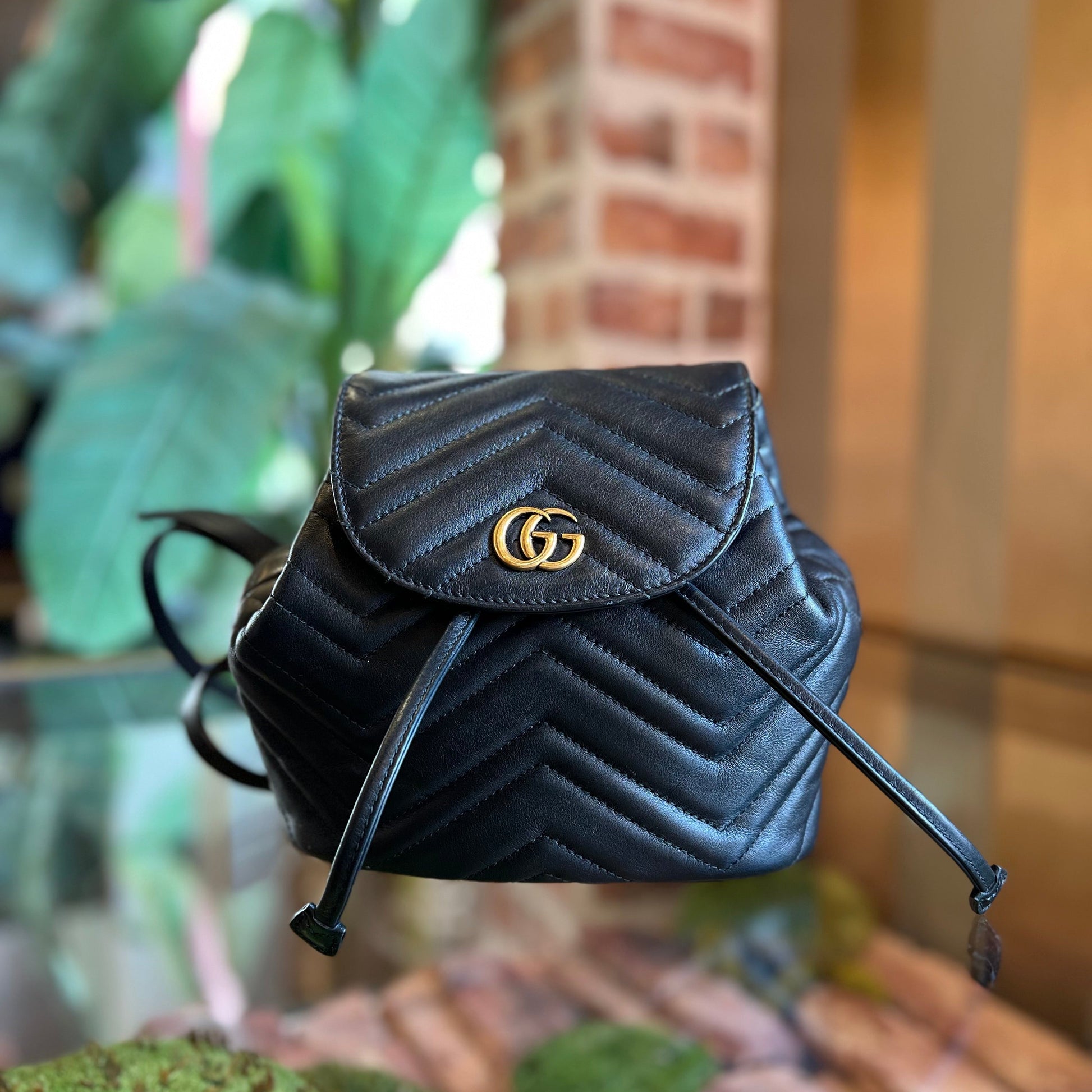Gucci Leather Backpack